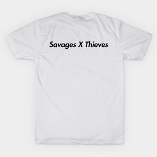 Savages X Thieves Bar Logo - White T-Shirt